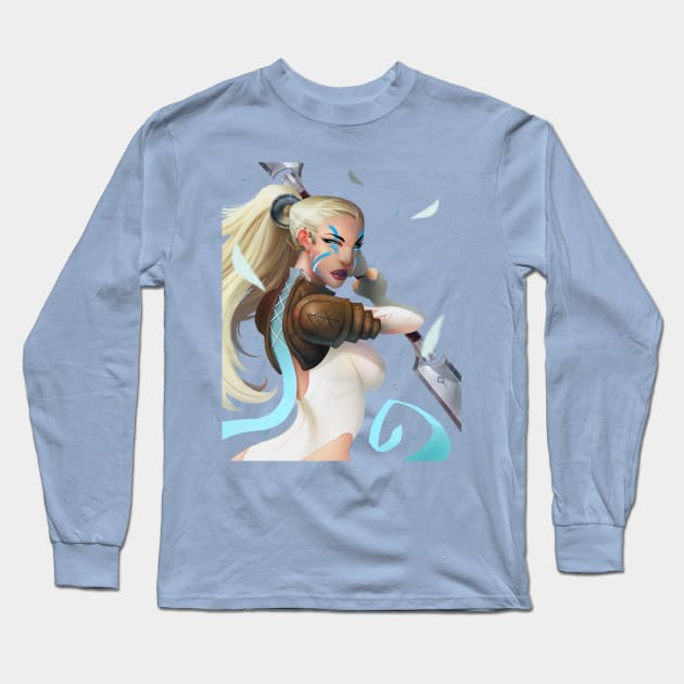 Penelope Long Sleeve T-Shirt by RDOWNART